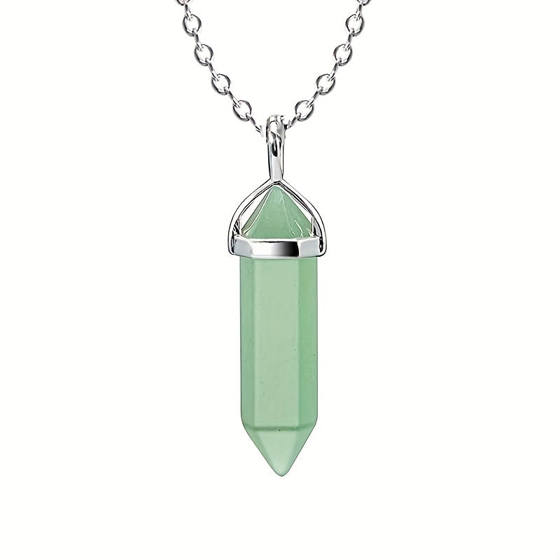 1pc Chaine Avec Pendentif Cristal