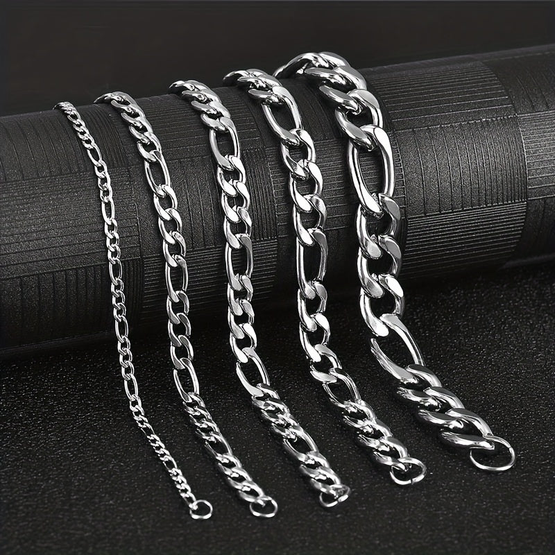 1pc Chaine Homme/Femme Collier Acier