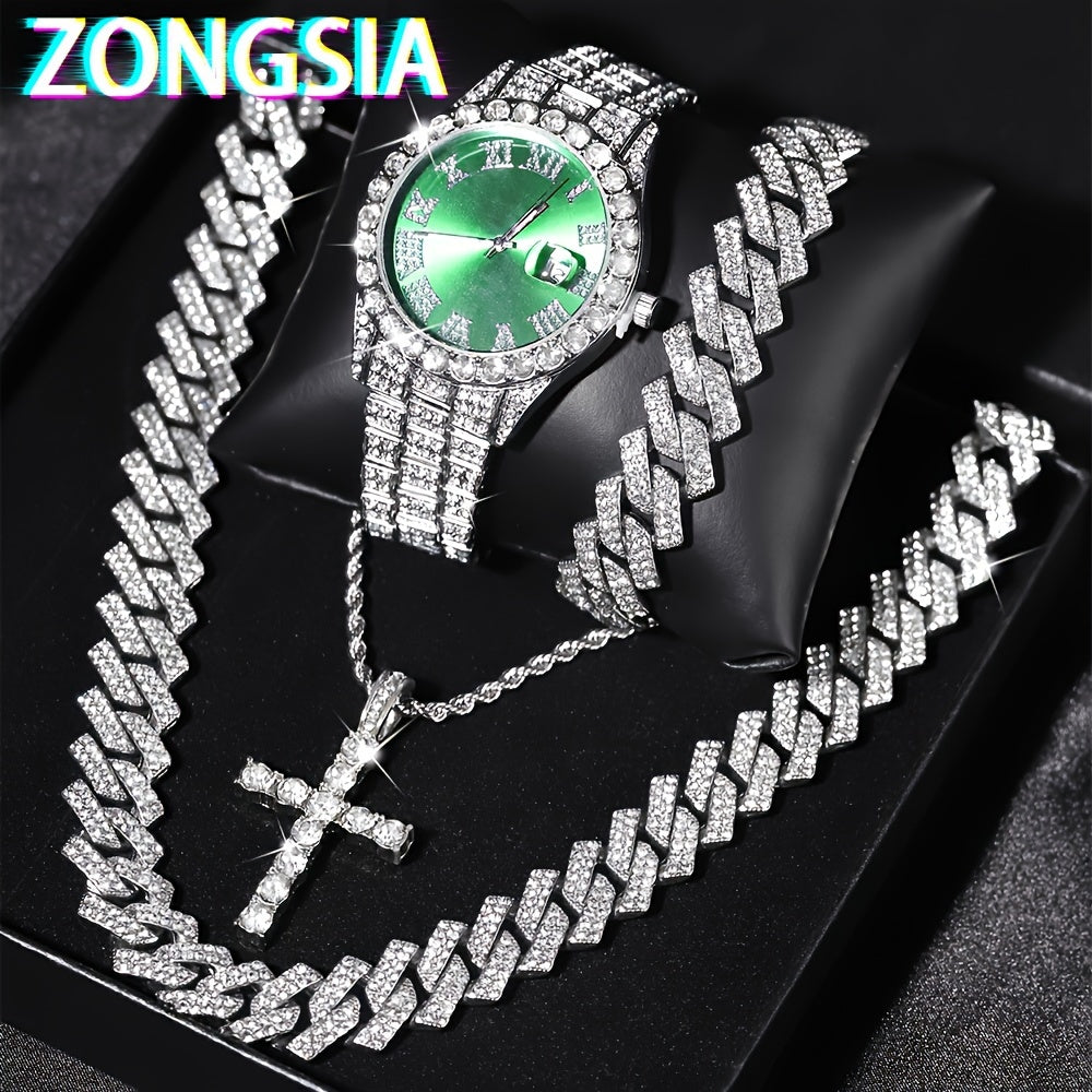 Set de bijoux Homme Bracelet Colliers Montre