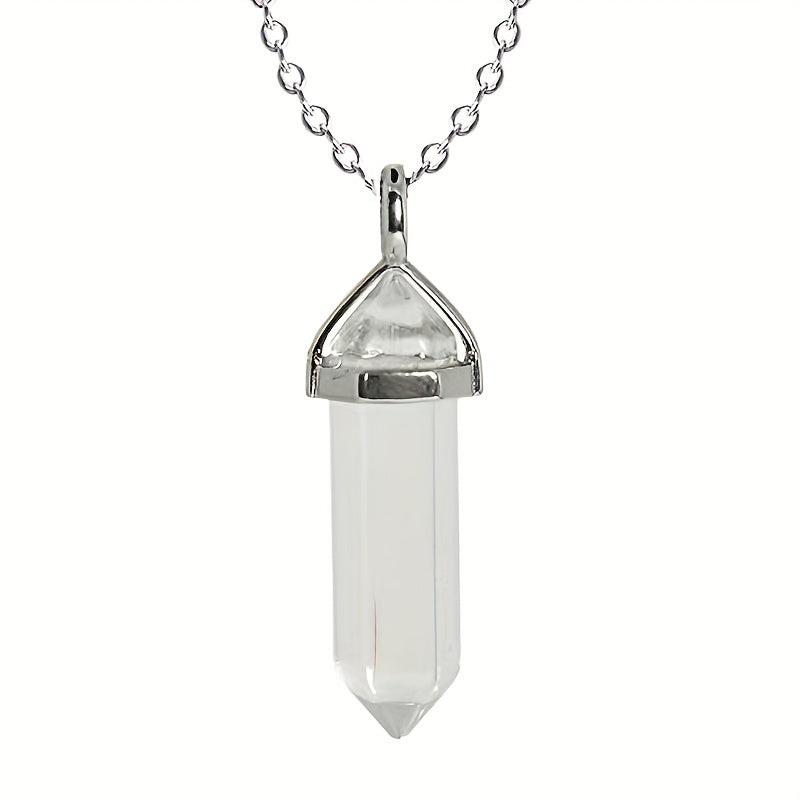 1pc Chaine Avec Pendentif Cristal