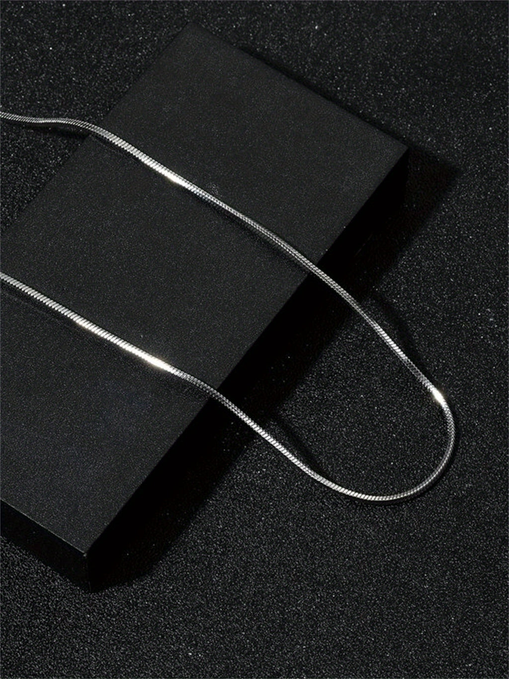 1Pc Chaine Homme Collier A Maillons Acier