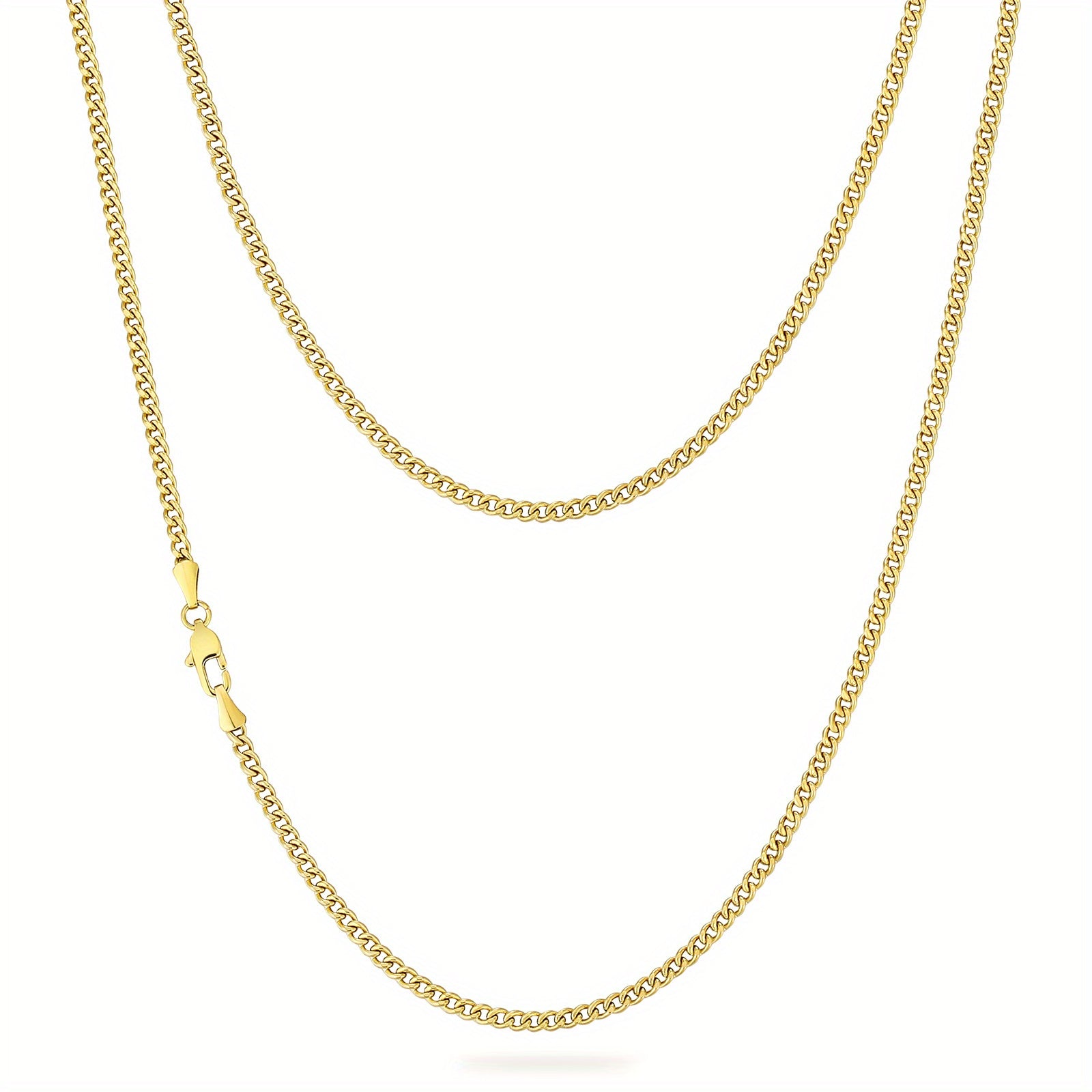 1pc Chaine Doré Homme