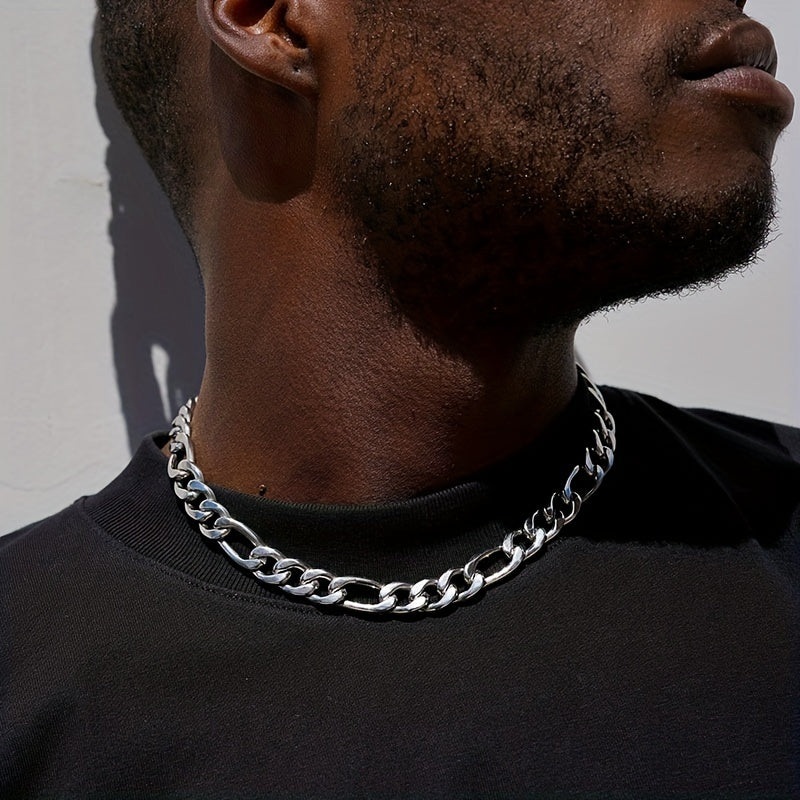 1pc Chaine Homme/Femme Collier Acier