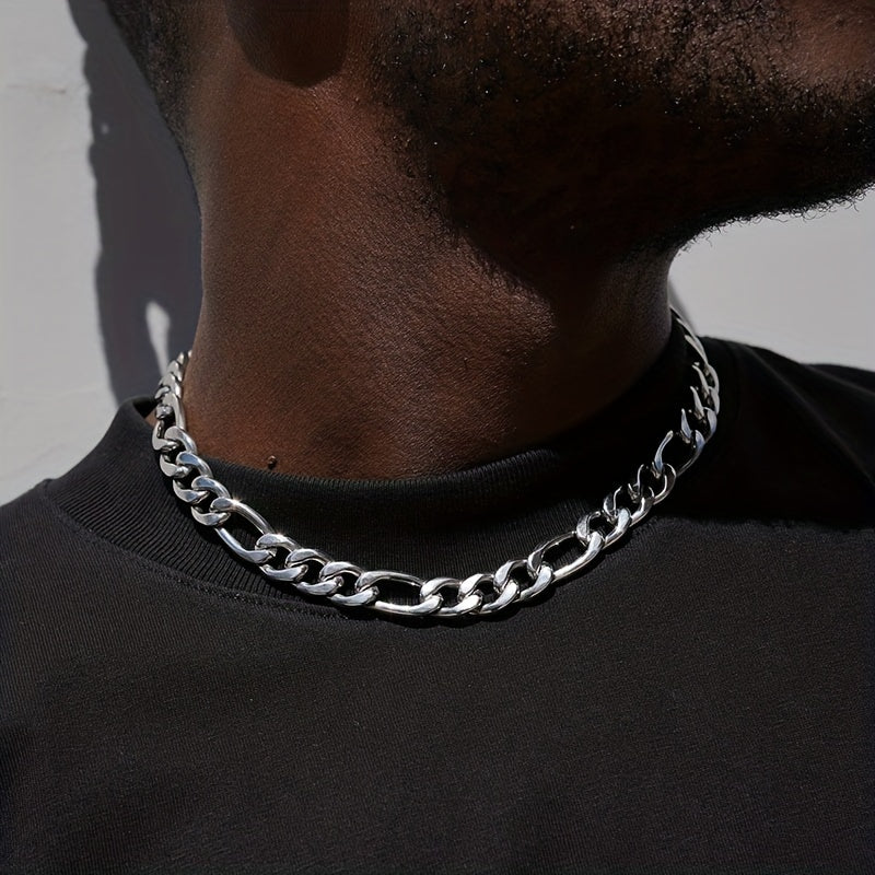 1pc Chaine Homme/Femme Collier Acier