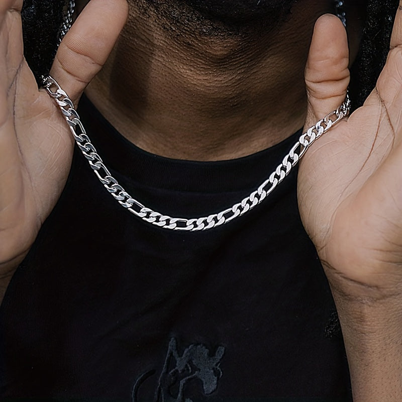 1pc Chaine Homme/Femme Collier Acier