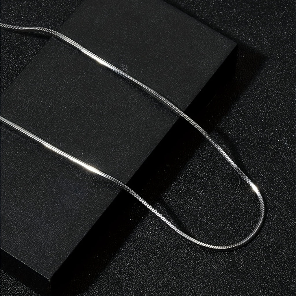 1Pc Chaine Homme Collier A Maillons Acier