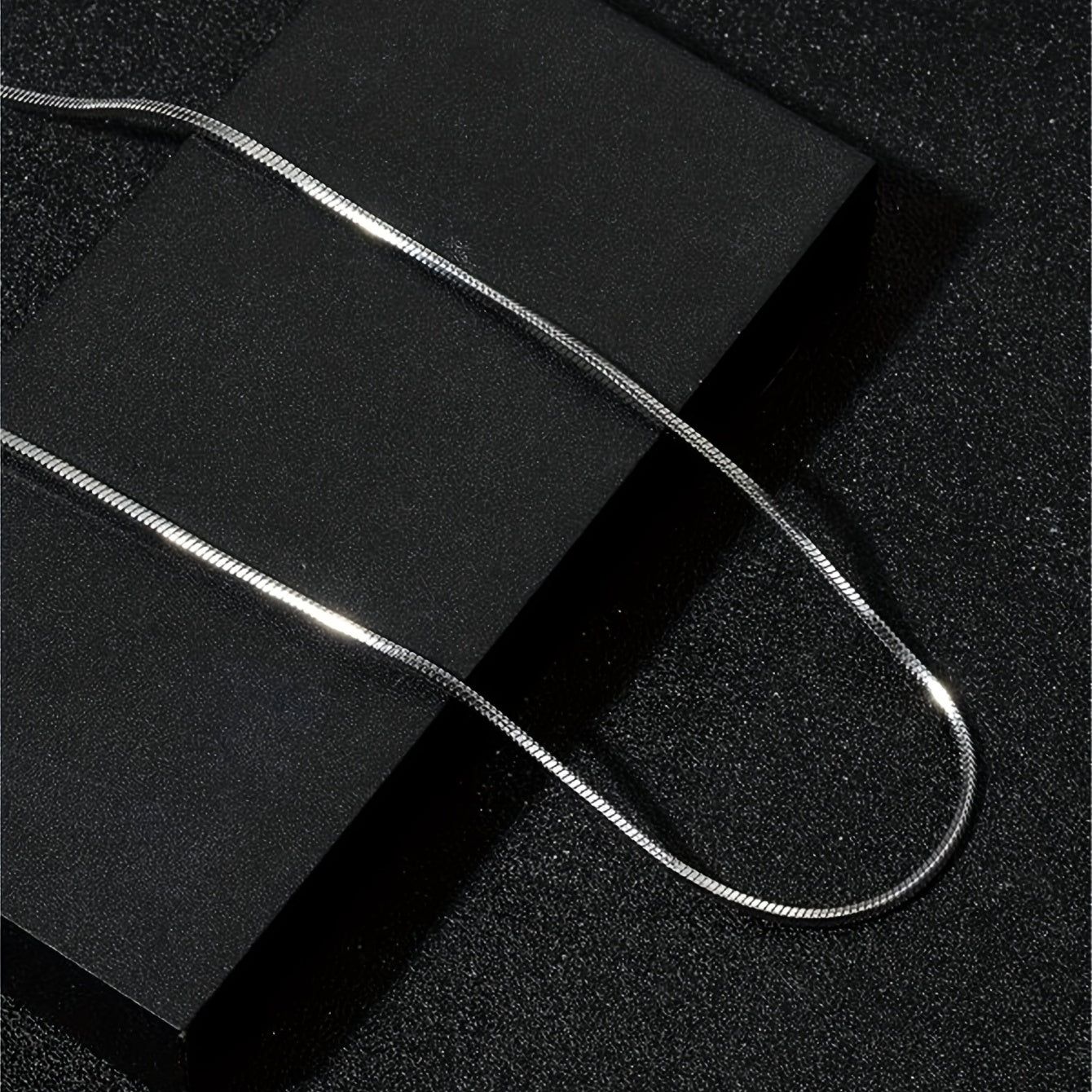 1Pc Chaine Homme Collier A Maillons Acier