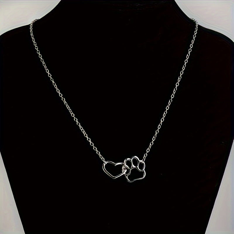 Collier Chaine Doré Argenté Coeur Pate