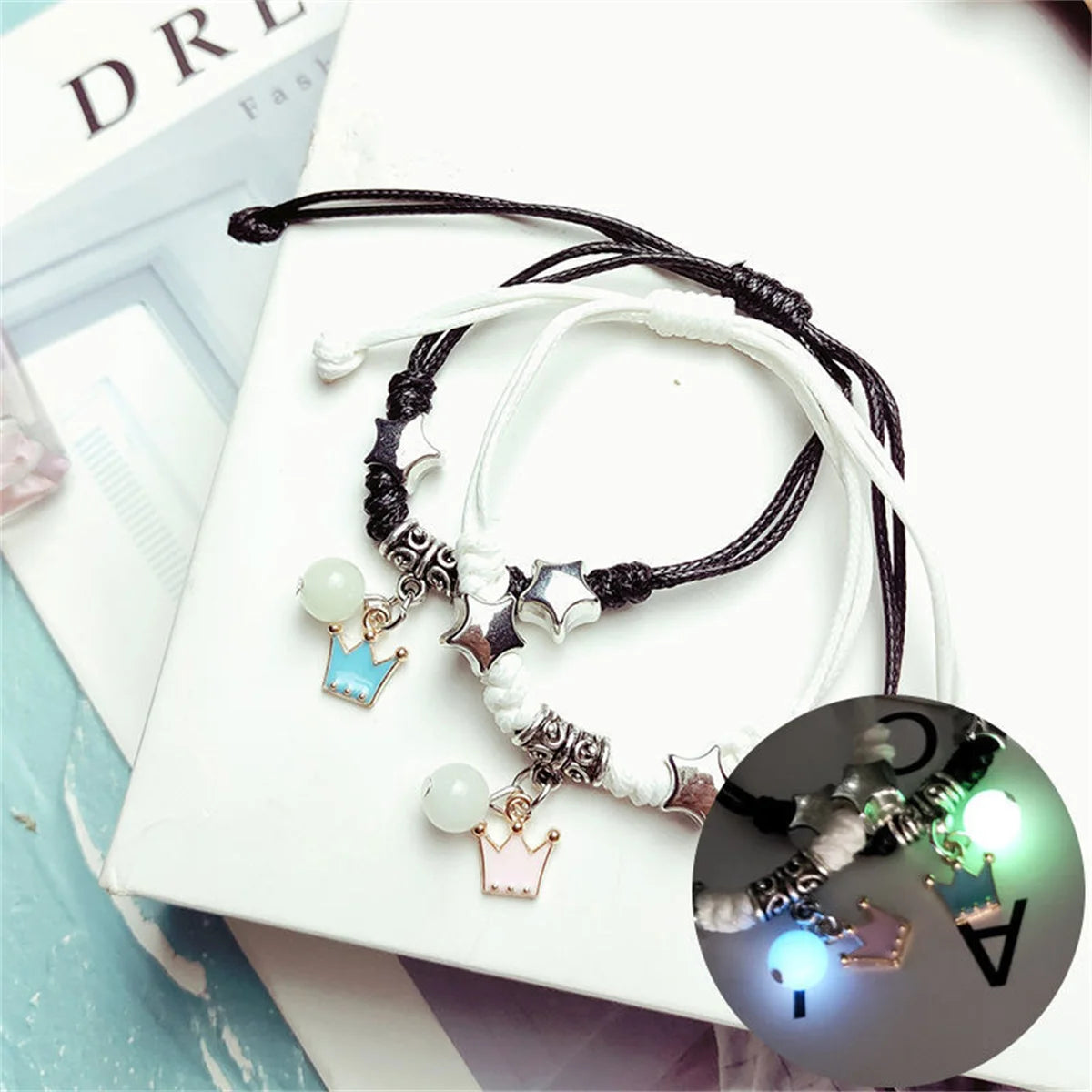 Bracelets Couples Amis Etoiles Chats