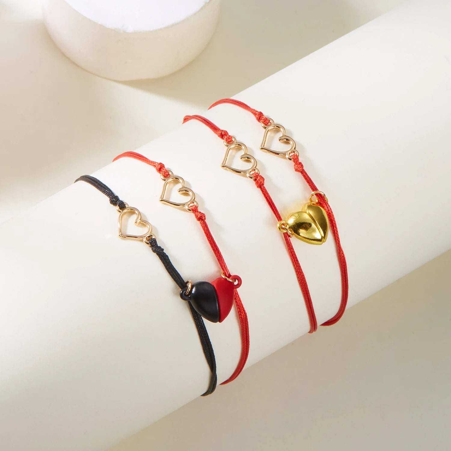 2pcs bracelets couple saint valentin