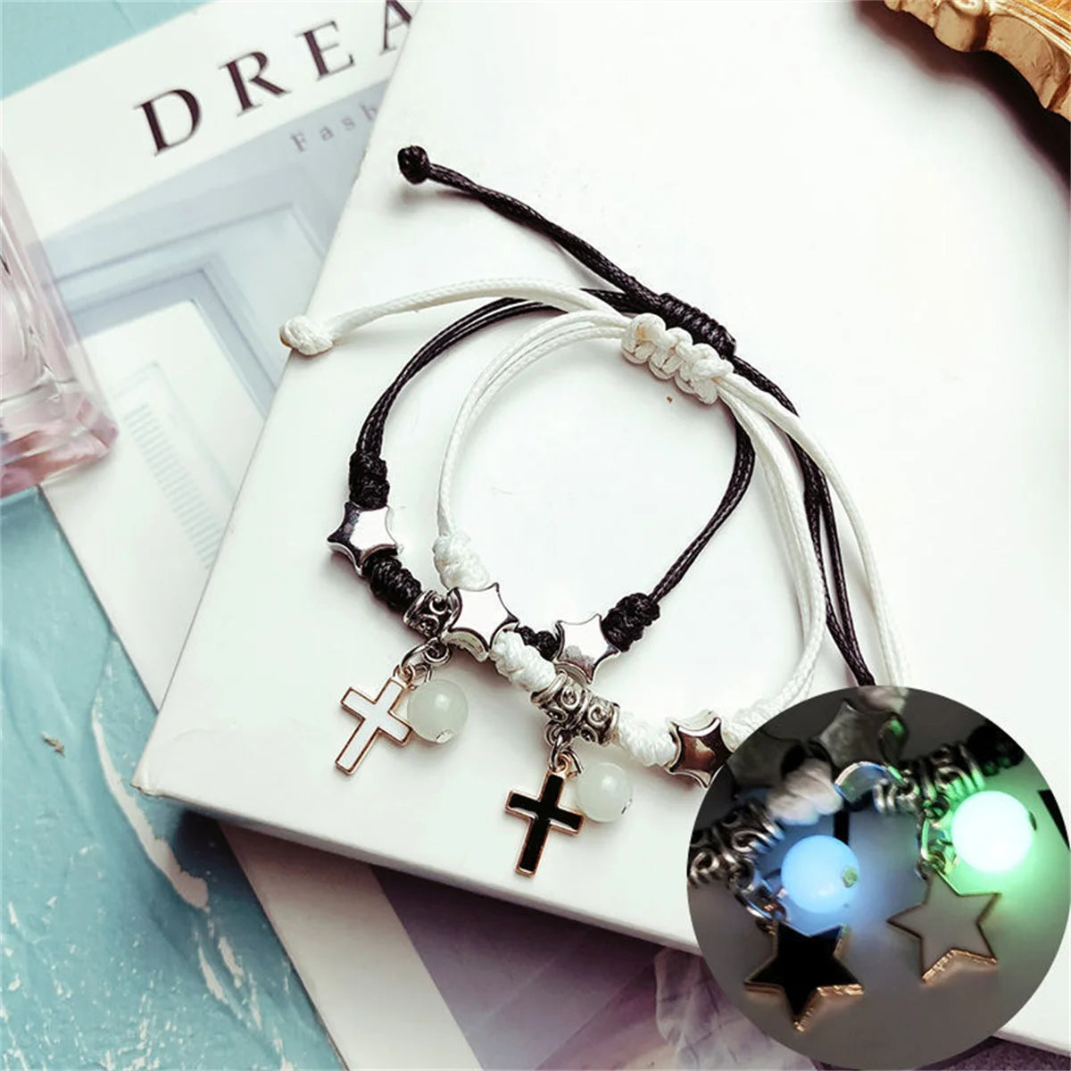 Bracelets Couples Amis Etoiles Chats
