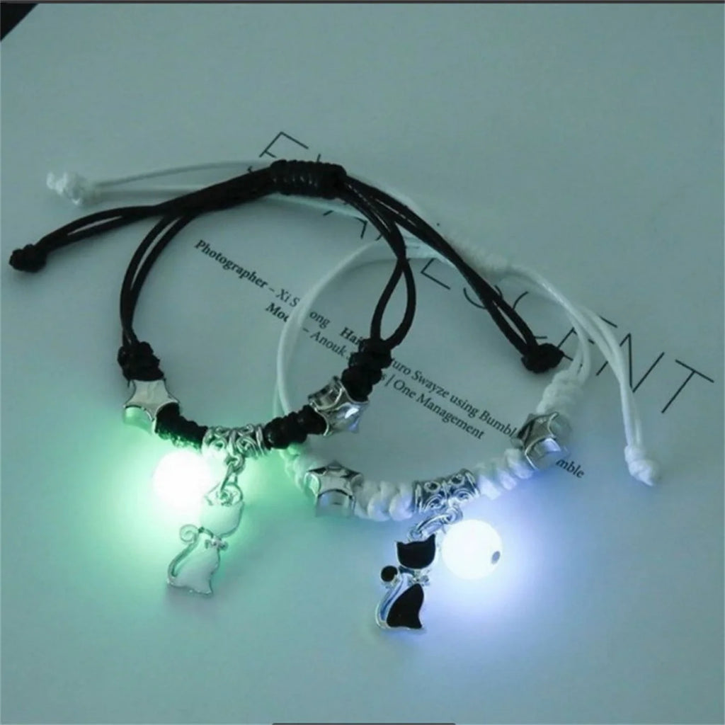 Bracelets Couples Amis Etoiles Chats
