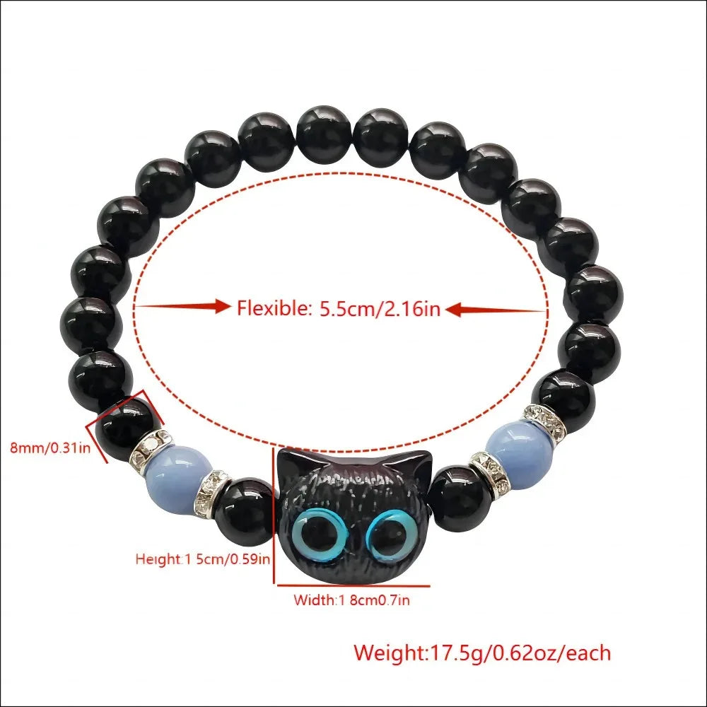 Bracelet Couple 1pcs Chat Lumineux Mignon