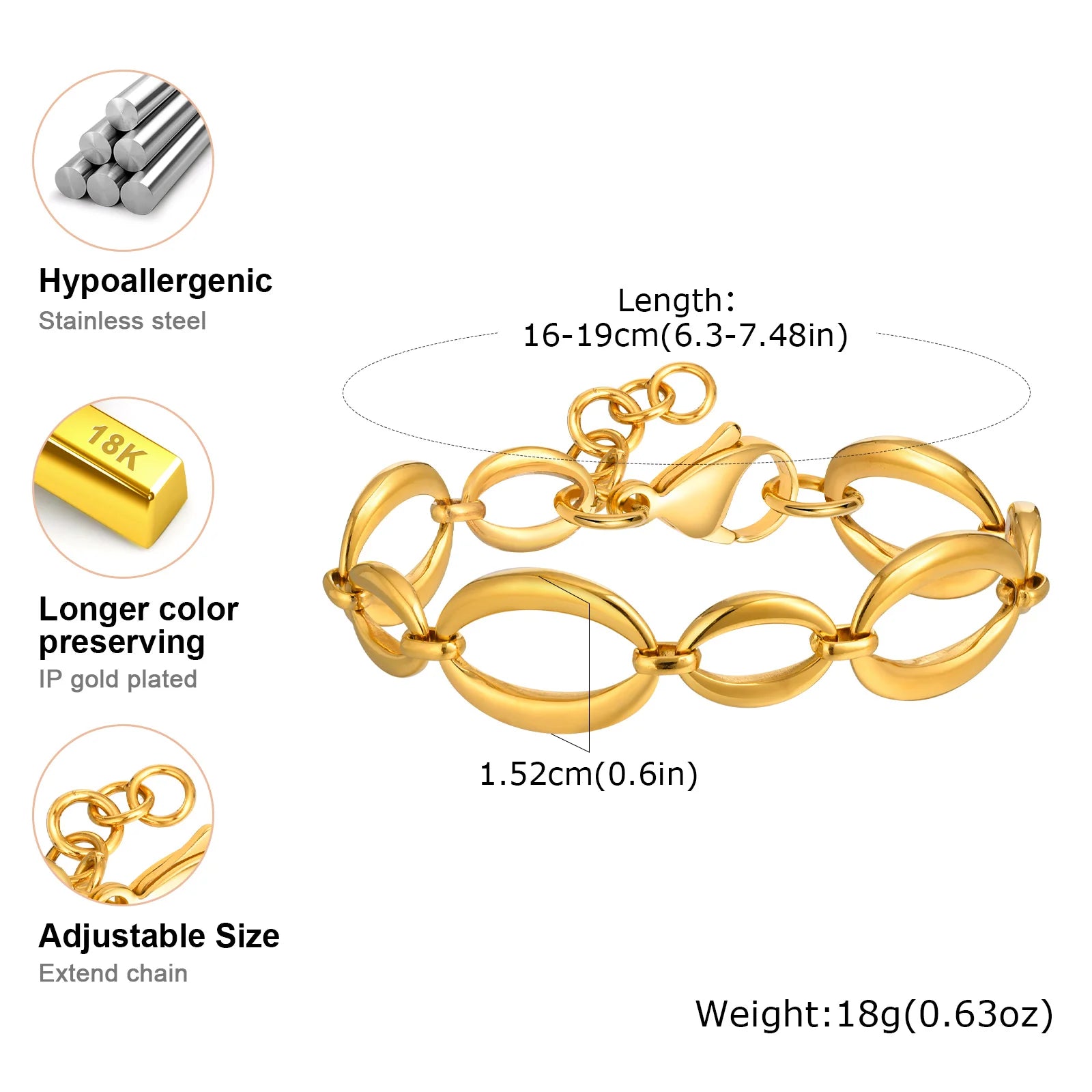 Chaine Bracelet pour Femme
