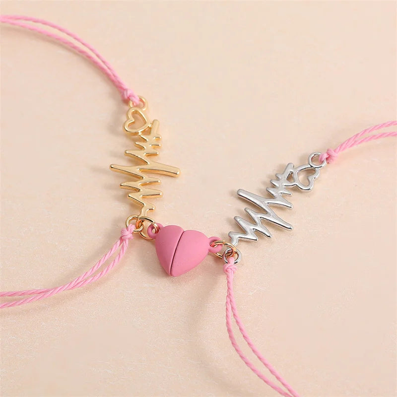 2pcs bracelets couple saint valentin