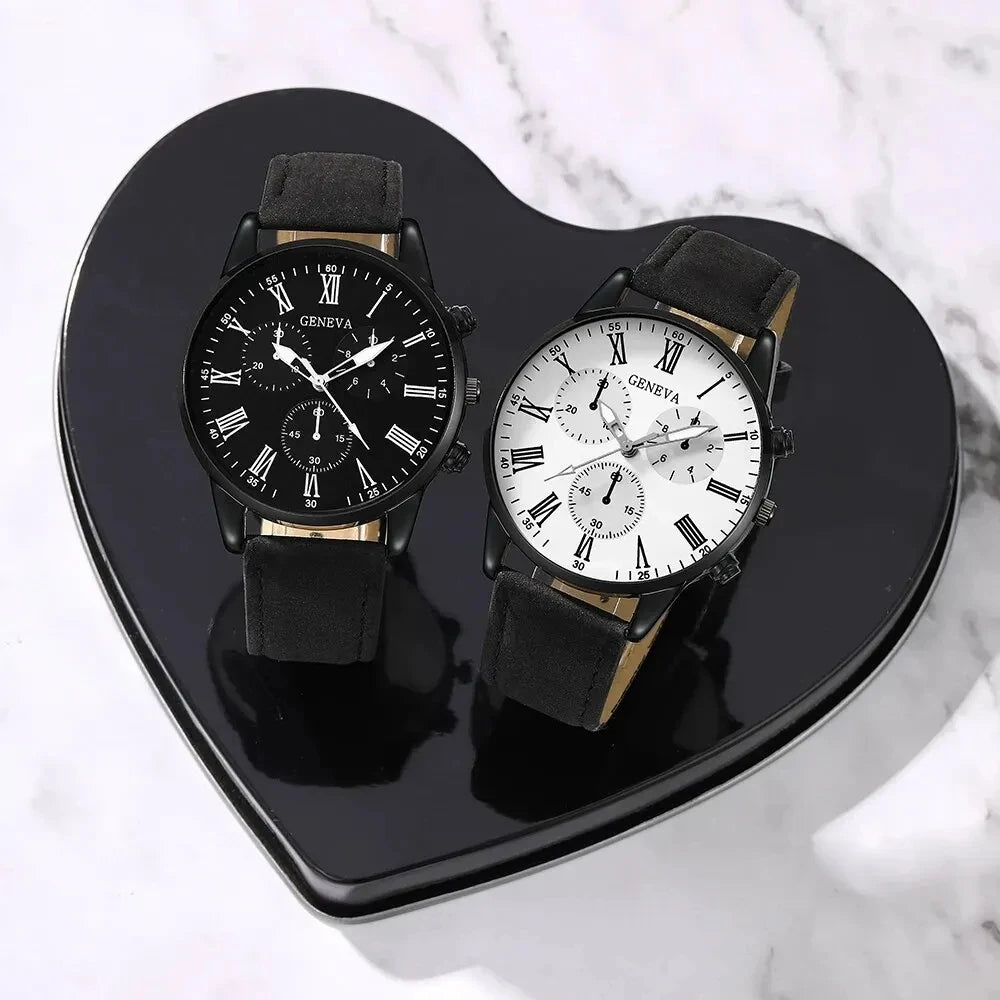 1/2PCS Couple Montre Saint Valentin