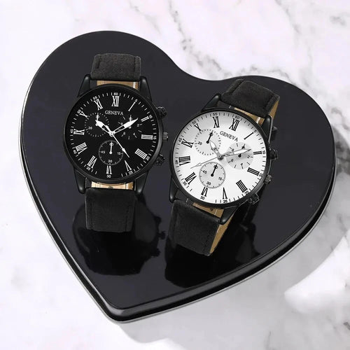 1/2PCS Couple Montre Saint Valentin