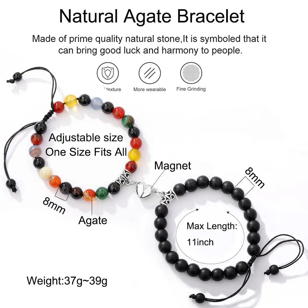 Bracelets Couple Magnet