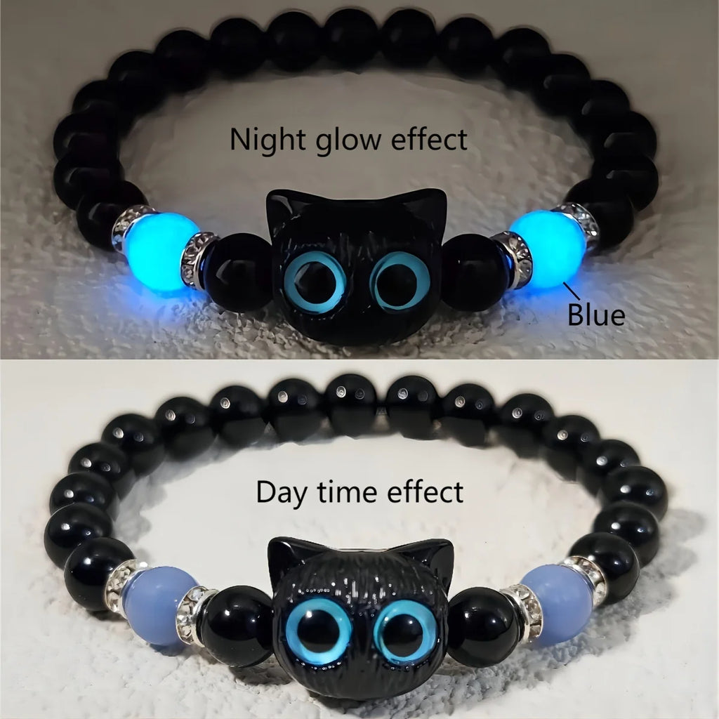 Bracelet Couple 1pcs Chat Lumineux Mignon