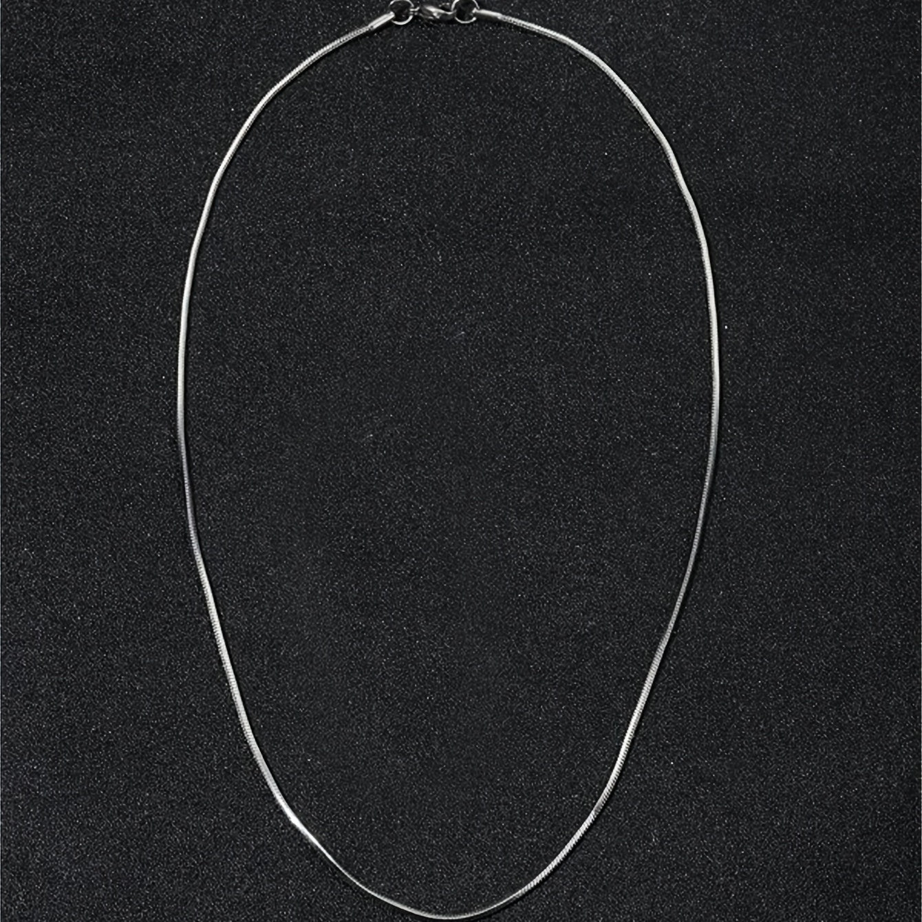 1Pc Chaine Homme Collier A Maillons Acier