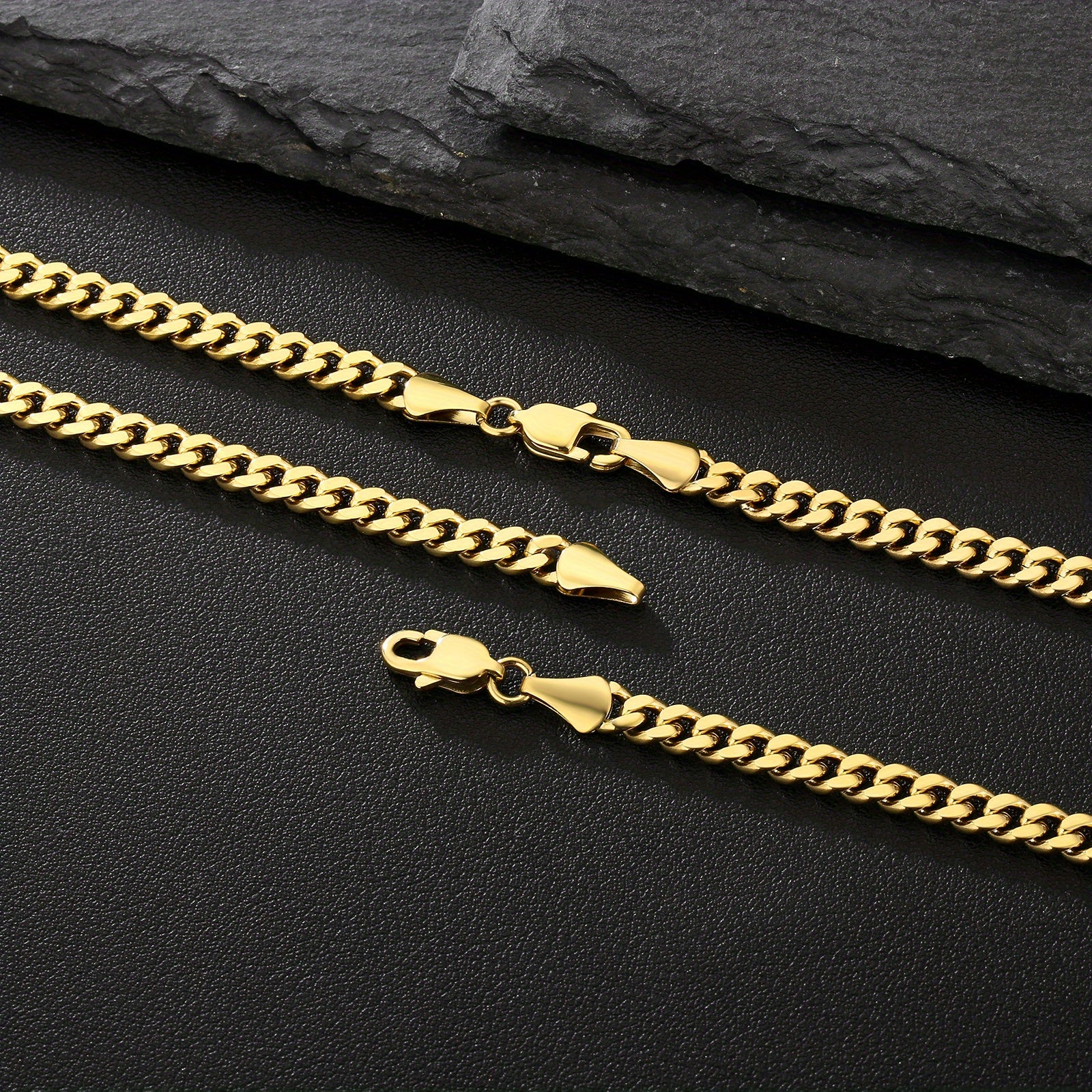 1pc Chaine Doré Homme